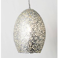 Holländer Cavalliere pendellampa, silver, Ø 22 cm