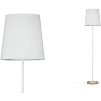 Paulmann Stellan lampadaire abat-jour tissu blanc