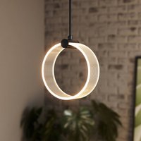 OSRAM LED-hänglampa Decor Circle, 1 lampa, CCT, svart
