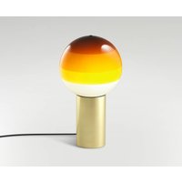 MARSET bordslampa Dipping Light S, bärnsten/mässing