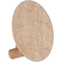 Wandleuchte Pulse, Juteschirm, naturbraun, Ø 30 cm