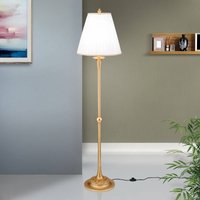 ORION Donata Floor Lamp Stylish with Pleated Shade