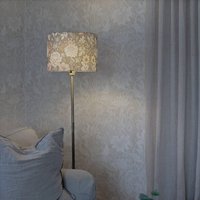 PR Home Amy floor lamp, Dahlia green/gold, height 150 cm, textile, E27