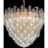 Novaresi Suspension Pioggia, doré 24 carats, Ø 55 cm