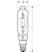 RADIUM metallhalogenidlampa E40 1000W HRI-T D klar