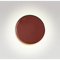 Applique murale LED MARSET Caramel, marron, Ø 22 cm, TRIAC, verre