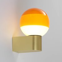 MARSET LED-vägglampa Dipping Light A1, orange/guld