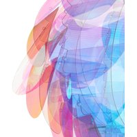 Reality Leuchten Hanging light Clover in rainbow colours