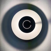 Knikerboker DoppioZero wall lamp, white/black