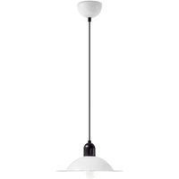 Suspension LED Stilnovo Lampiatta, Ø 28 cm, blanche