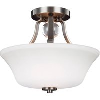 Evington loftlampe med afstand, nikkel