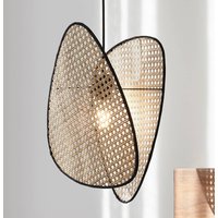 MARKET SET hänglampa Screen XS, 44,5 cm, natur, rotting