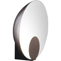 Oluce Siro LED-Tischleuchte dimmbar Ø 34 cm bronze