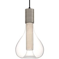 LZF Eris LED-Pendellampe Glas aluminium/elfenbein