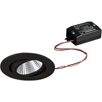 BRUMBERG LED downlight 38° round black 2,700 K