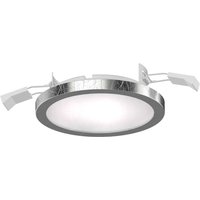 Lightme Aqua LED downlight Ø 11.2 cm silver