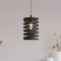 EGLO Cremella pendant light, Ø 18 cm, black, steel
