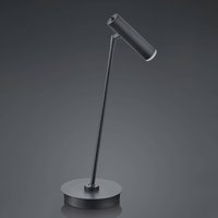 HELL Tom LED table lamp, dimmable, black