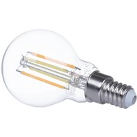 LUUMR Smart LED-dropplampa klar E14 4,2W Tuya WLAN CCT