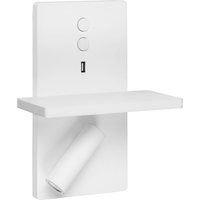 LEDS-C4 E-Lamp applique LED à spot, blanche