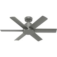Hunter Kennicott Deckenventilator silber matt