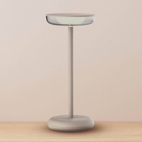 Näve Luminaire de terrasse rechargeable LED Pasi beige hauteur 26 cm métal