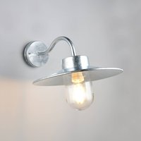 Trio Lighting Utomhusvägglampa Tana, zinkfärgad, utskjutande del 41 cm Metall IP44