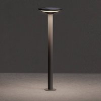 KLEWE LED solar path lamp Keope, anthracite, height 80 cm, IP65