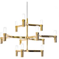 Nemo Crown Minor Hängelampe 12-flammig gold-plated