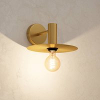 EGLO Vägglampa Escandell borstad mässing