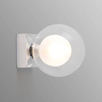 FARO BARCELONA Vägglampa Perla, krom