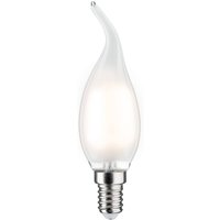 Paulmann E14 4.8W 2,700K satin flame tip LED bulb