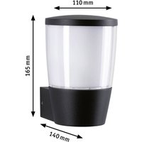 Paulmann Bako utomhusvägglampa E14 rundstrålande