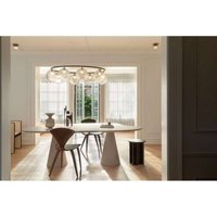 Nuura Aps Nuura vägglampa Liila 1, Ø 14 cm, IP44, brons/klar