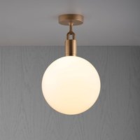 Buster + Punch Forked brass/glass opal Ø 29cm