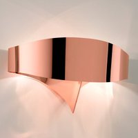 Selène Kopparfärgad designvägglampa Scudo