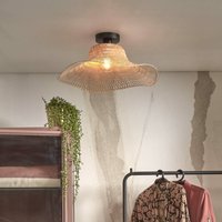 GOOD & MOJO Ibiza ceiling lamp Ø 50cm nature