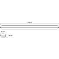 OSRAM LED moisture-proof lamp SUBMARINE INTEGRATED, 59 cm, IP65