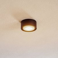 Euluna Spot pour plafond Flea en acier, noir