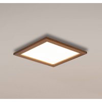 Quitani Panneau LED Aurinor, noyer, 45 cm