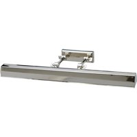 Elstead Chawton picture light, polished nickel, 65.2 cm