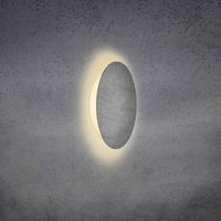 Escale Blade LED-vägglampa, betongoptik, Ø 24 cm