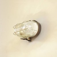 Prios utomhusvägglampa Kirgo, grå, plast, IP44