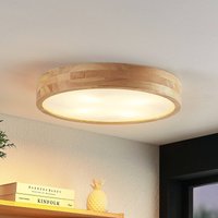 Lindby taklampa Tanju, Ø 50 cm, 4 lampor, ek, E27