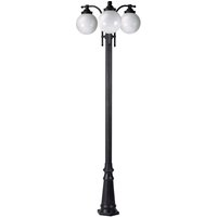 K.S. Verlichting Lamp post Madeira 3-bulb anthracite