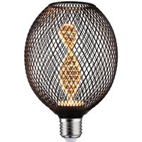 Paulmann LED Metallic Glow Globe Helix E27 svart