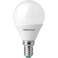 MEGAMAN LED-lampa E14 droppe 3,5W, varmvit, dimbar