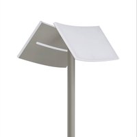 HELL Evolo CCT LED floor lamp with reading light, taupe