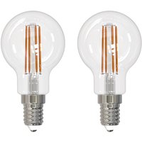 Arcchio LED glödlampa E14 G45, set om 2, 3000 K