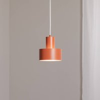 SIGMA Suspension Rif S, rouge brique, à 1 lampe, Ø 15 cm, acier